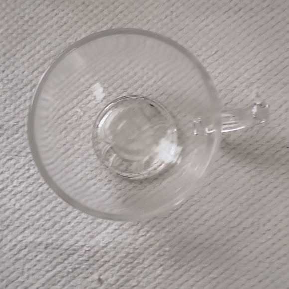 Vintage Jeannette Glass 8 1/2 inch Sandwich Plate with Cup and Saucer - Picture 6 of 8